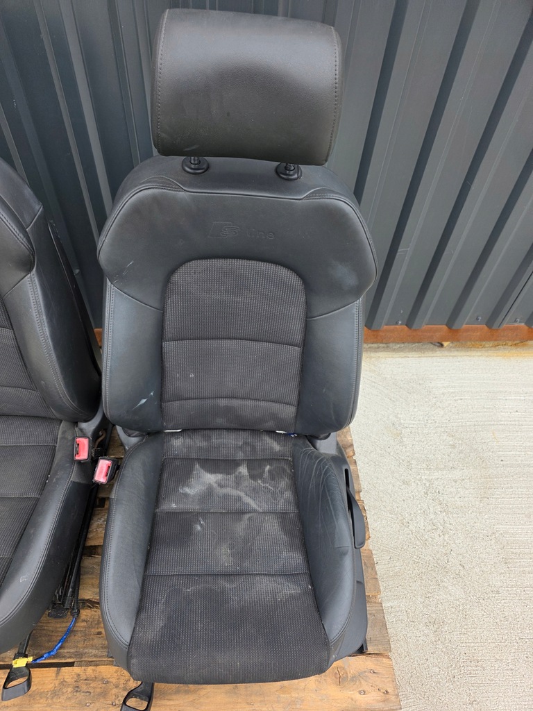 фото №7, Сидіння сидіння перед audi a3 8p шкіра ковші sportback s line pół шкіра