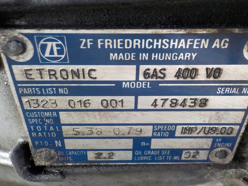 фото №12, Iveco daily iv 10r 2.3 hpi 106km коробка передач передач автоматическая коробка передач 1323016001 film