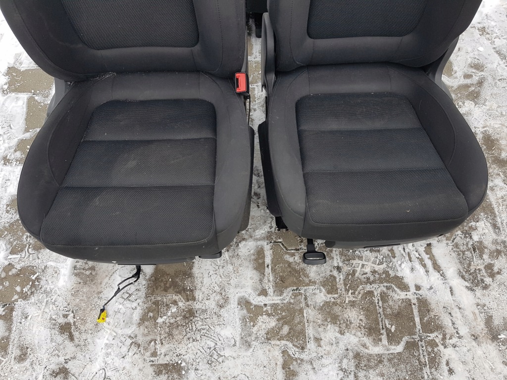 фото №6, Vw tiguan i 5n 06-15r r-line сиденья заднее сиденье комплект