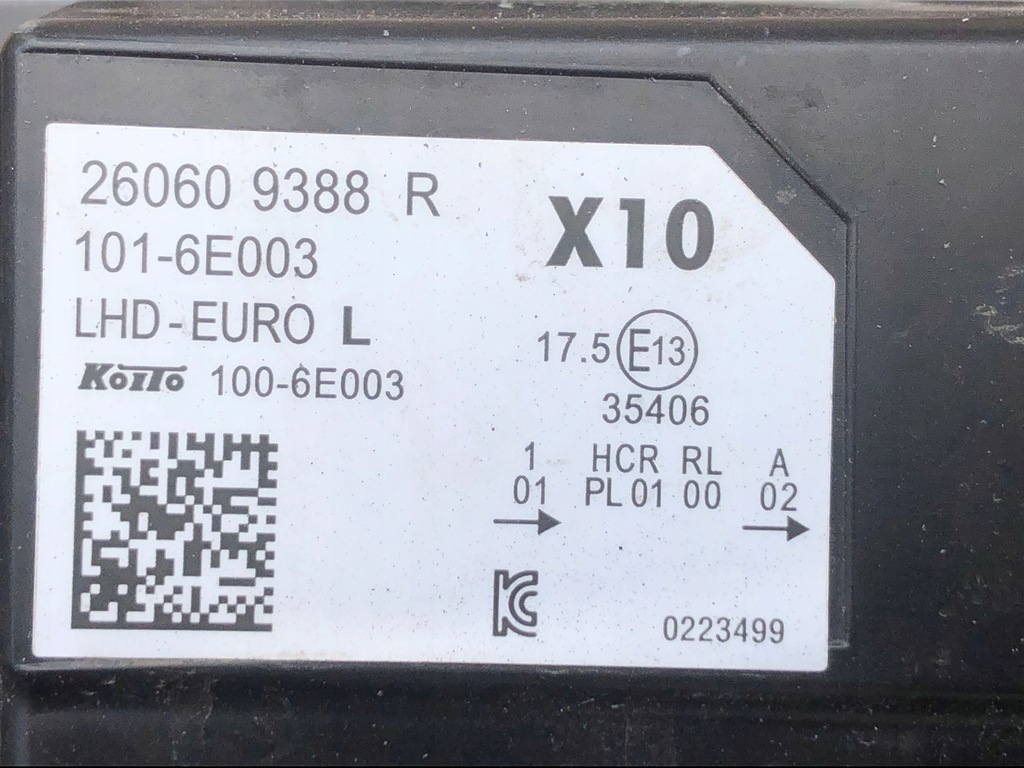 фото №6, Renault zoe lift full led лампа передня ліва