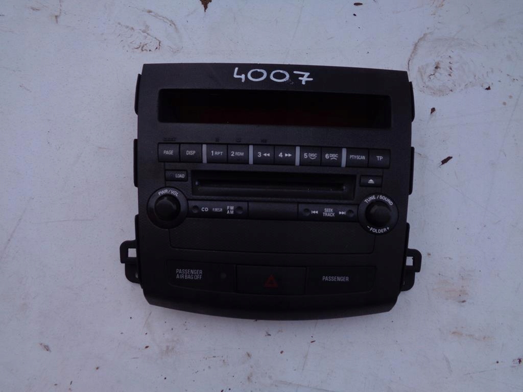 фото №1, Панель радіо 8002a538xa peugeot 4007