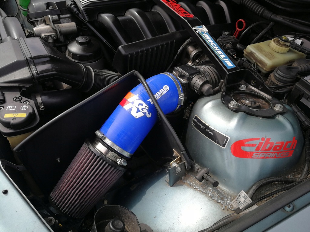 фото №7, Bmw e36 2.0 2.5 2.8 набор воздухозаборник воздуха fmic rbs m52 m50 защита впуска