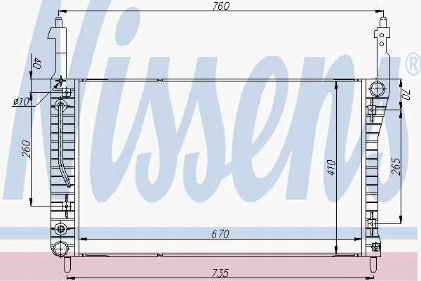 фото №11, Радіатор двигуна opel antara 06- 2.0cdti, chevrol