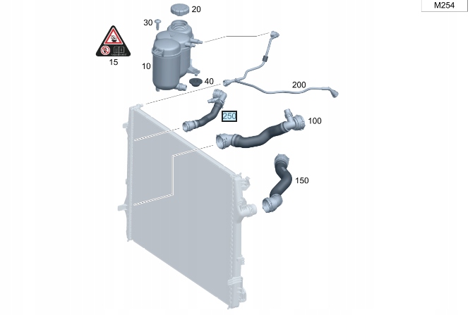 фото №1, Шланг труба wody mercedes glc ii x254