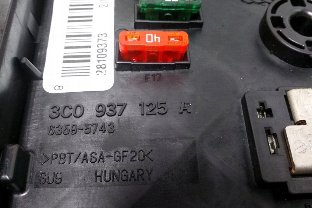 фото №7, Коробка предохранителей vw passat variant b7 365 3c0937125a 1.6l дизель