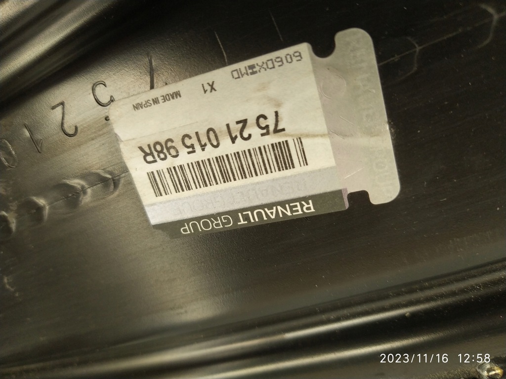 фото №7, Балка бампера перед передняя renault kadjar 752101598r