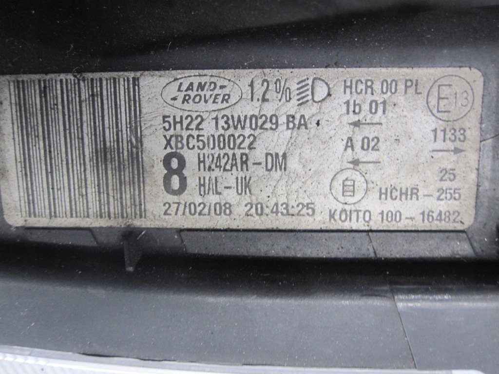 фото №6, Land rover discovery iii 08r лампа права перед 5h22-13w029-ba anglik