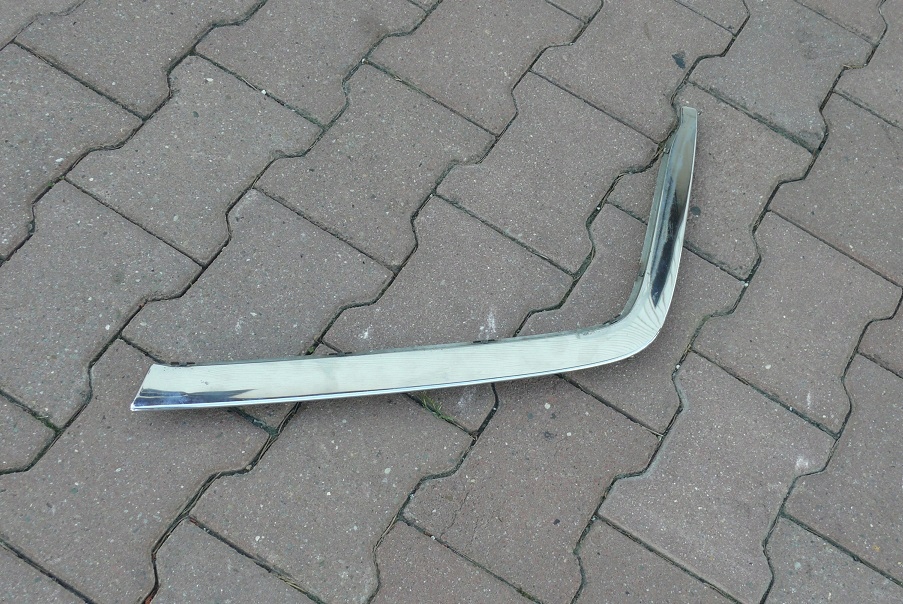 фото №1, Молдинг бампера хром лівий перед mercedes w140 91-94r.