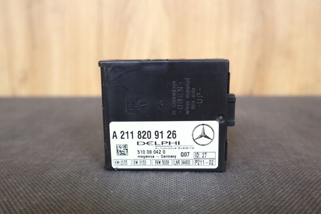 фото №1, Mercedes w203 w209 w211 r171 модуль блок управления сигнализация a2118209126