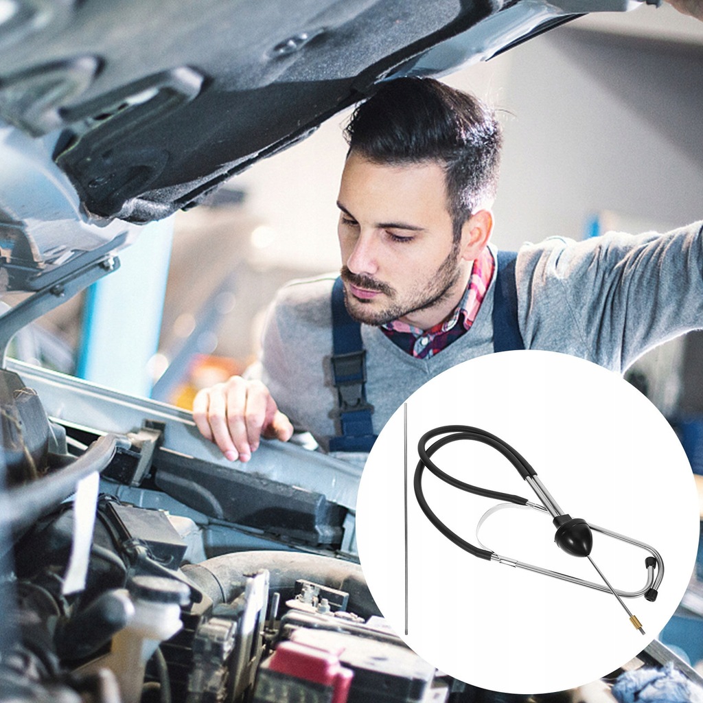 фото №9, 1 набор stetoskopu цилиндра автомобильный блок двигателя инструмент диагностический авто двигатель det