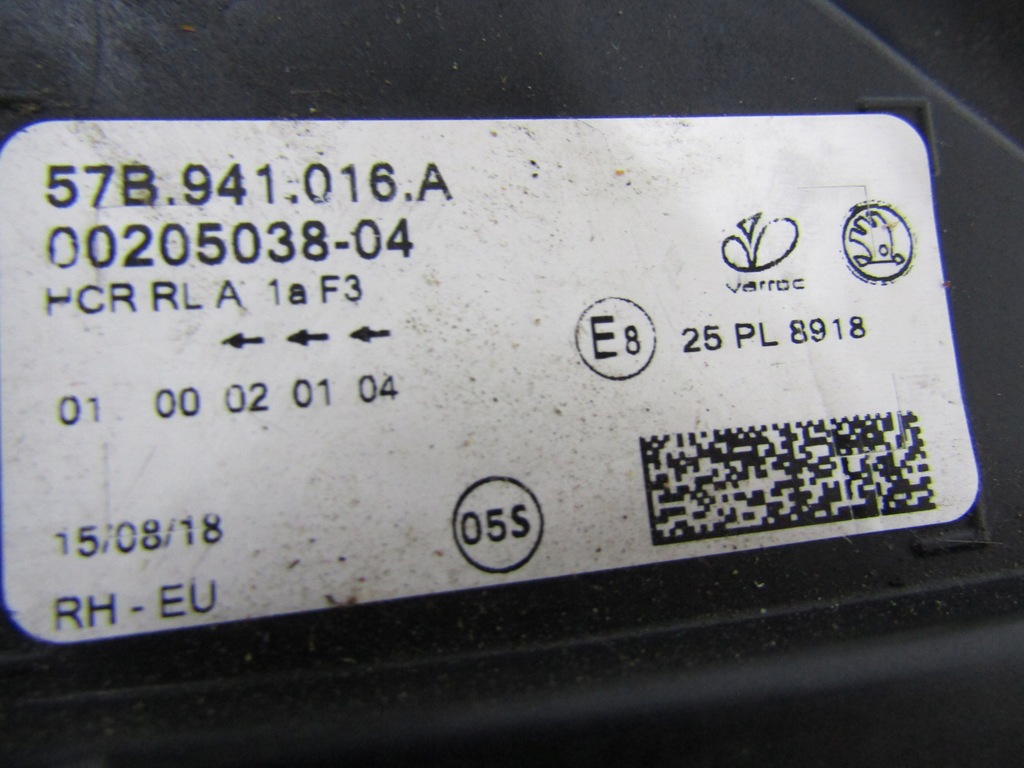 фото №12, Skoda karoq лампа правая перед 57b941016a