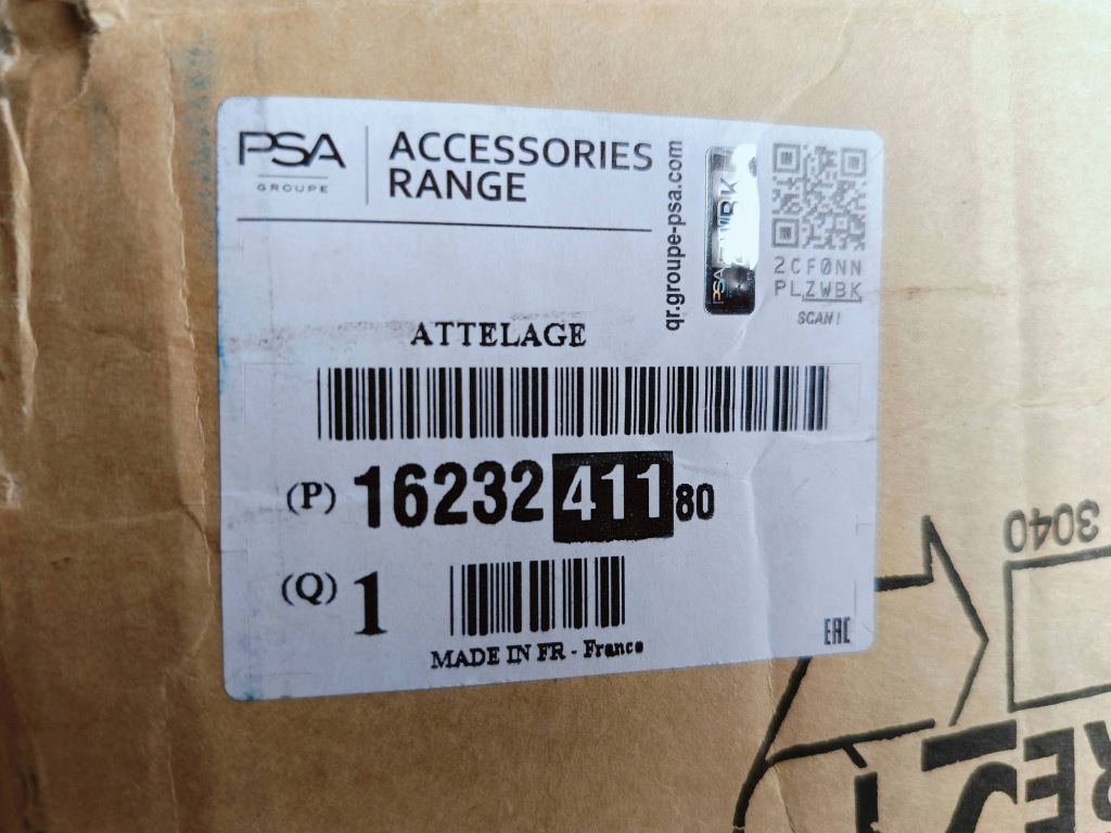 Partner rifter berlingo iv combo 18- hak буксировочный 1623241180 в Украине