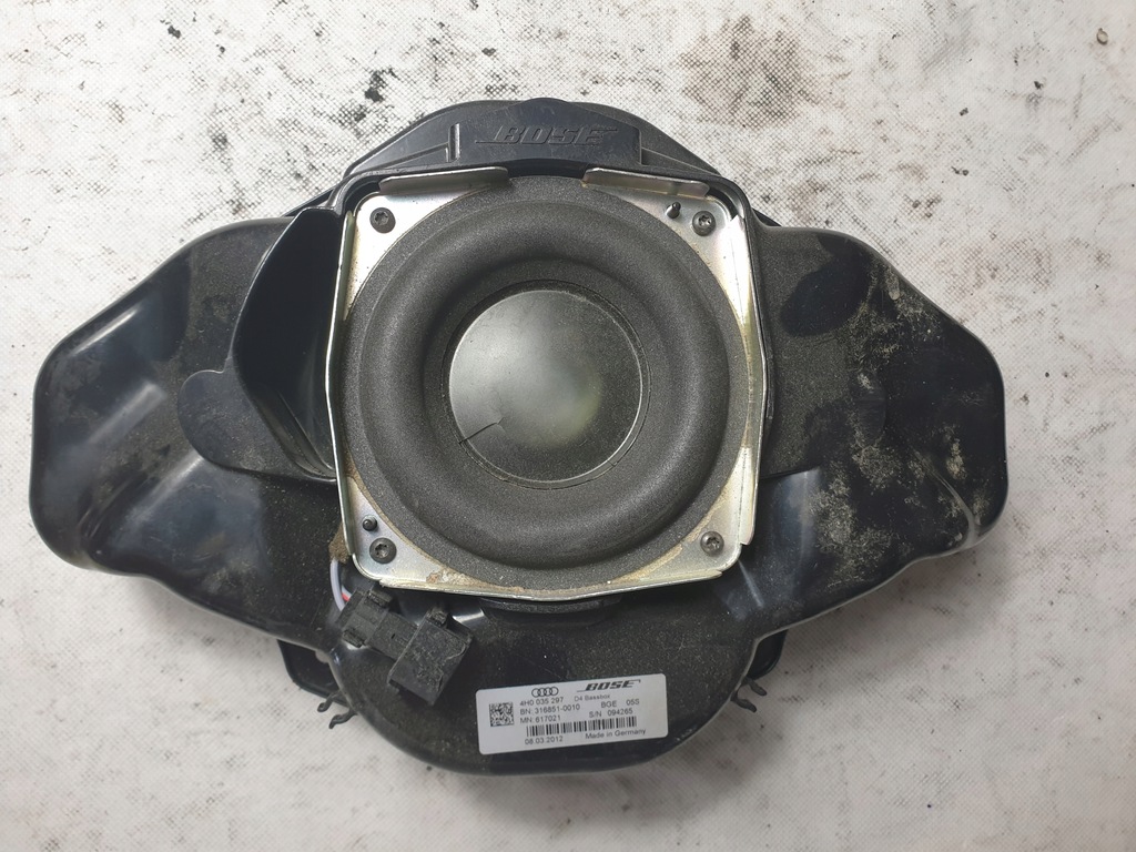 фото №1, Audi a8 d4 динамік лівий bose двері перед 4h0035297