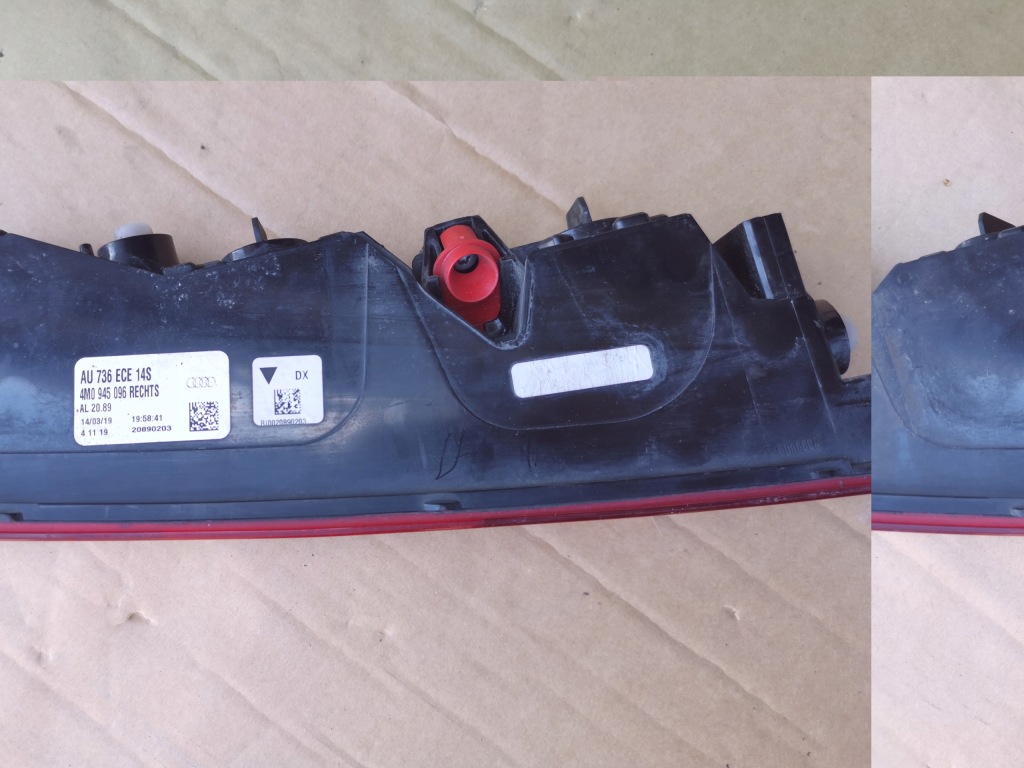 фото №13, Audi q7 2015- w бампер лампа правая задняя задняя