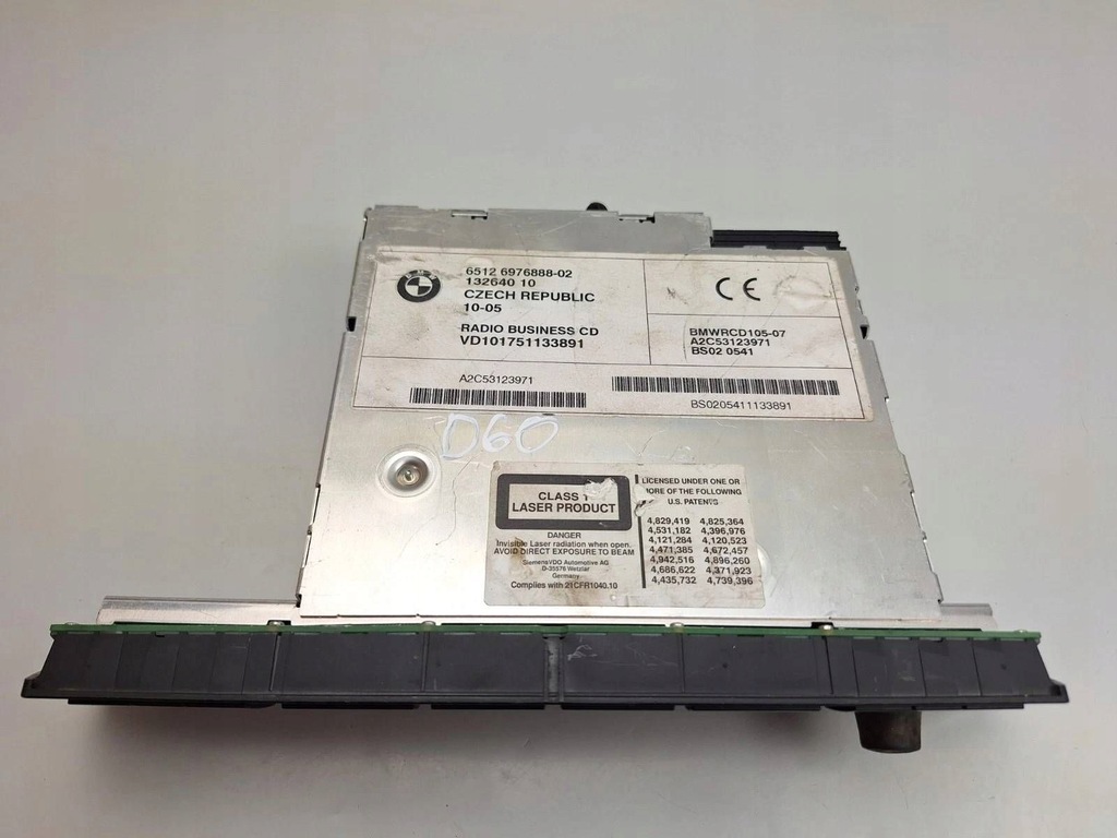 фото №10, Bmw x3 e83 2008 панель / радіопрогравач cd/dvd/gps