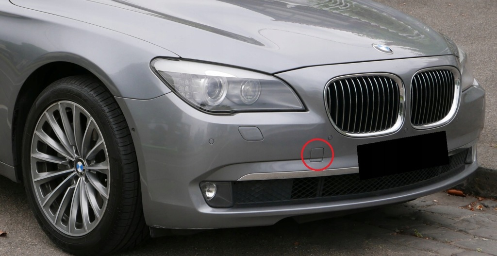 фото №15, Bmw seria 7 f01 f02 2008-2012 заглушка фаркоп перед оригинал