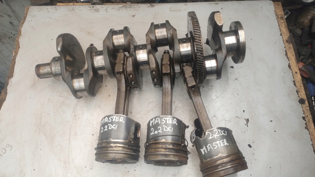 фото №1, Renault espace iv 2,2 dci master laguna wał колінчастий