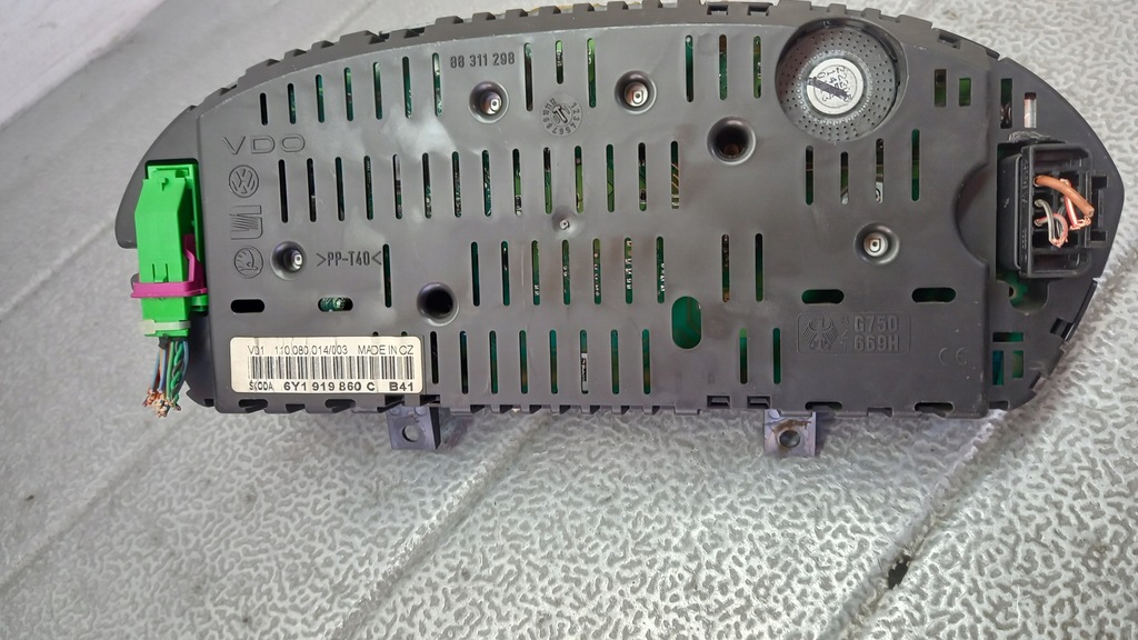 фото №5, Счетчик skoda fabia 1.4b 02r 6y1919860c