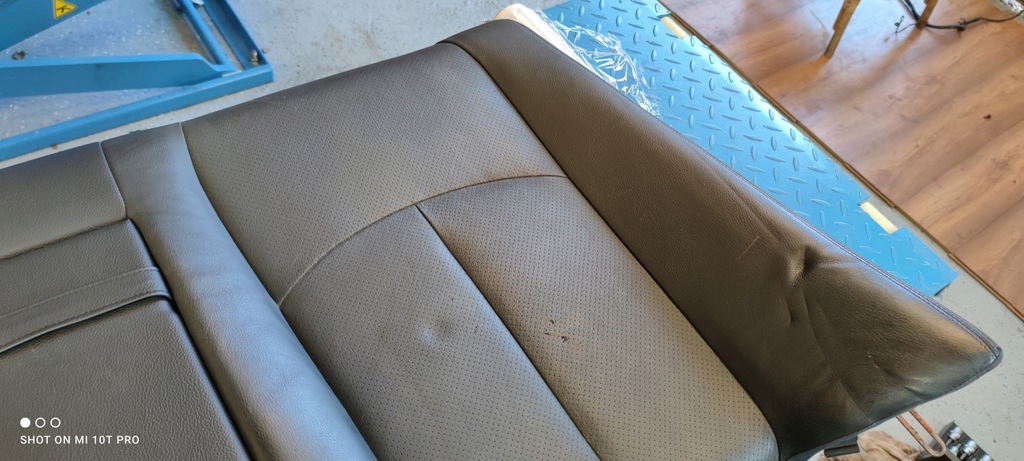 фото №6, Mercedes w211 спинка задняя sedan кожаный