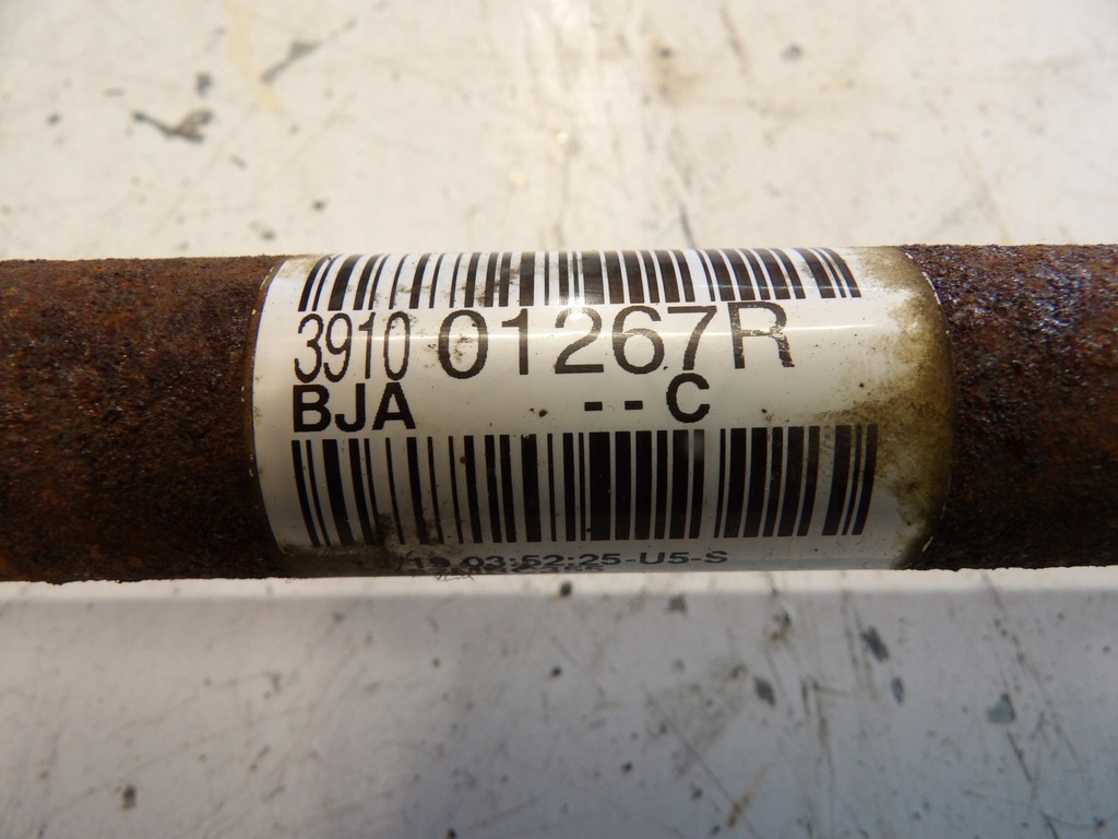 фото №2, Приводной вал правая renault clio v 5 391001267r