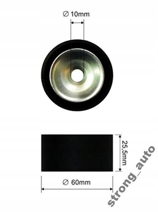 фото №1, Ролик ремінь dacia 1.6 16v logan sandero duster renault laguna scenic megane