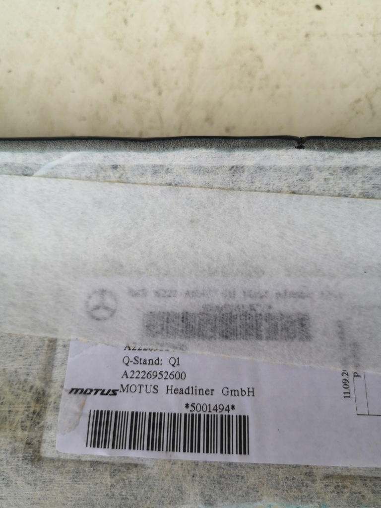 фото №11, Стеля mercedes s w222 a222 maybach шкіра a2226905306 a2226952600