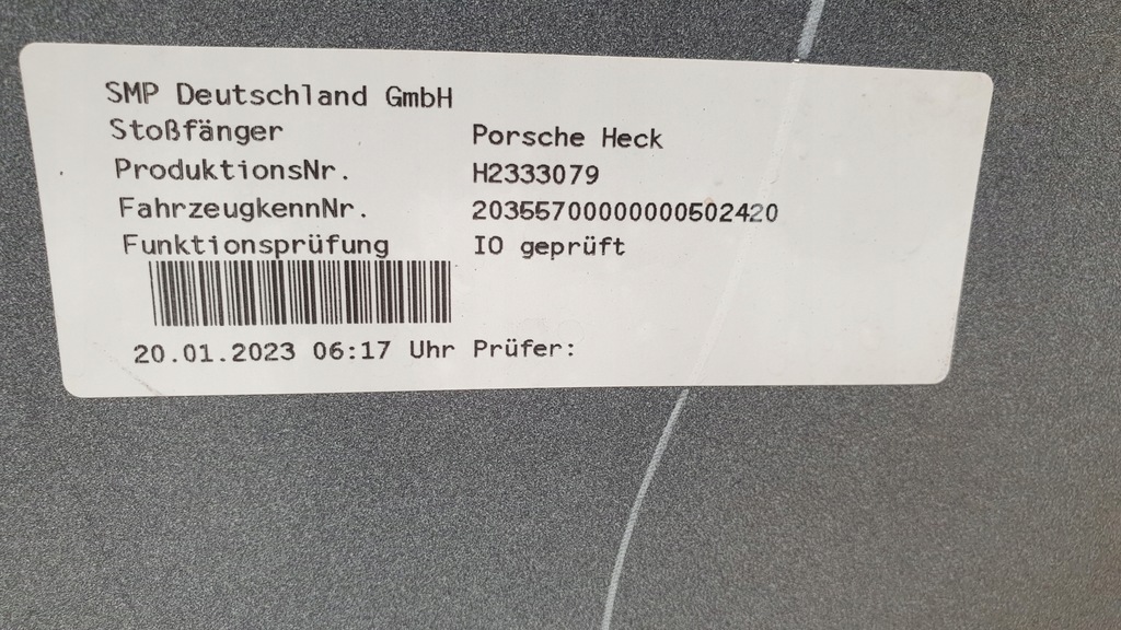 фото №11, Porsche 911 992 carrera gts бампер задня задній