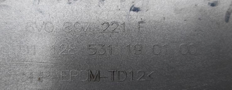 фото №6, Skoda fabia iii lift 18- бампер перед 6v0807221f