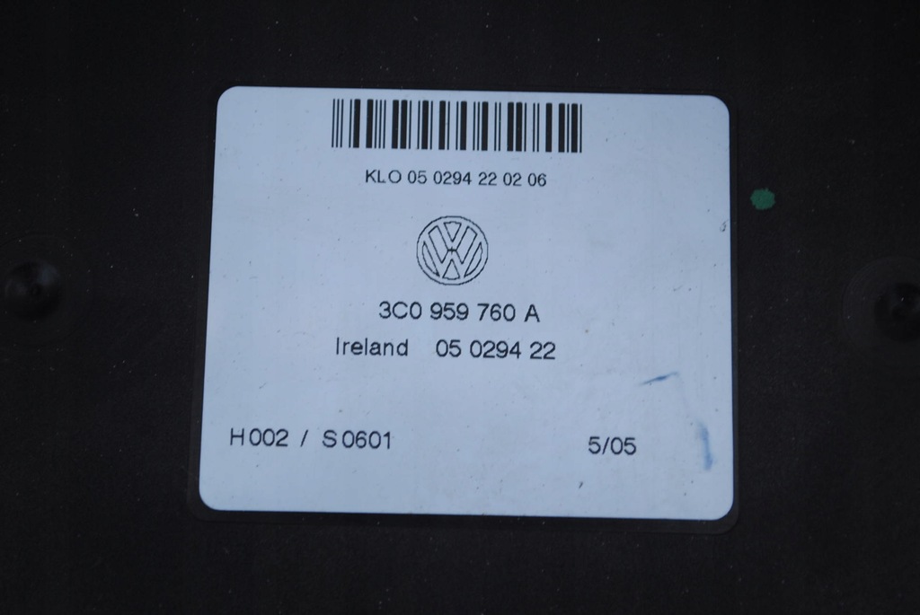 фото №7, Блок керування сидіння + електропроводка + модуль підігрів vw passat b6