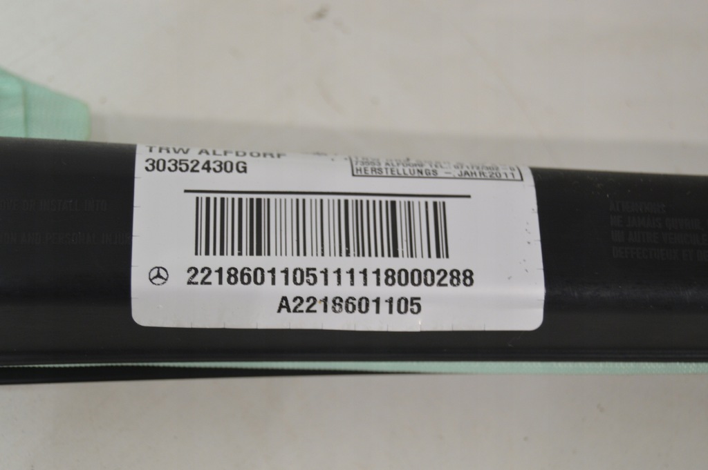 фото №1, Шторка безопасности подушка безопасности левая mercedes w221 lift long