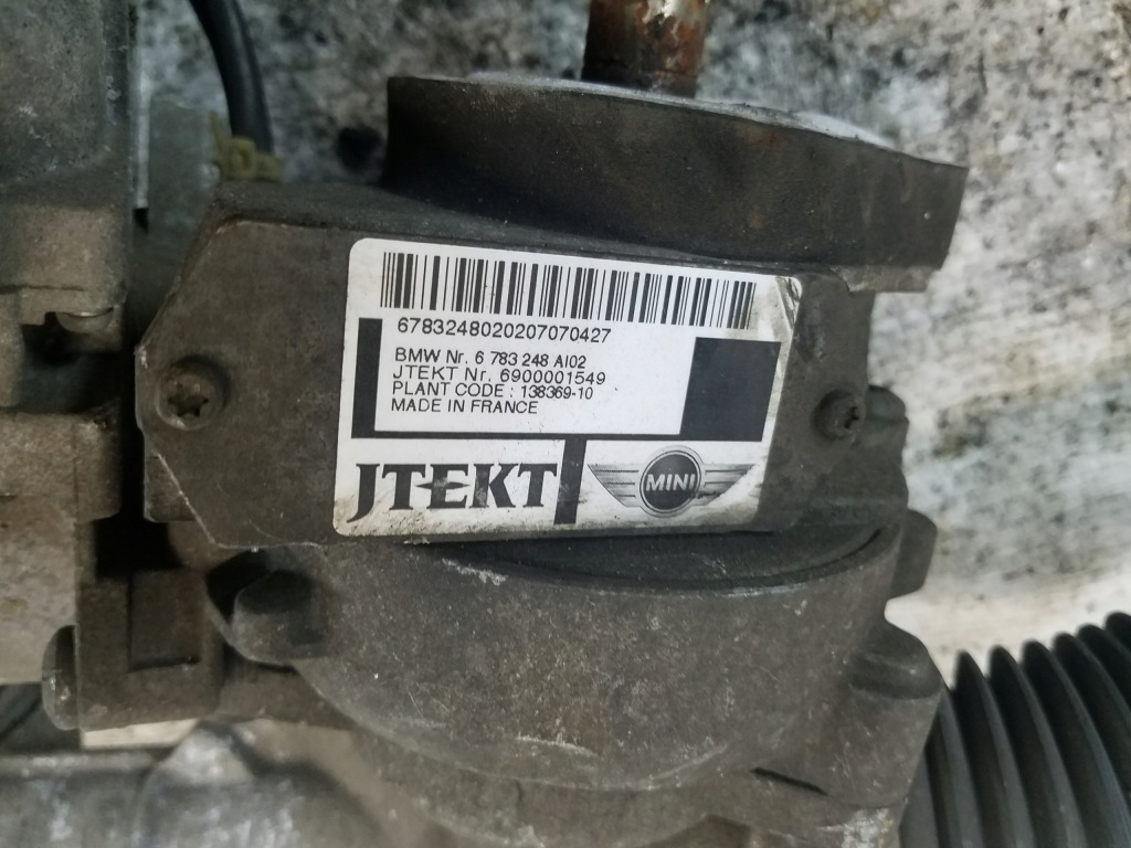 Рулевая рейка трансмиссия mini cooper r56 1.4 b 6783248 европа с Разборки