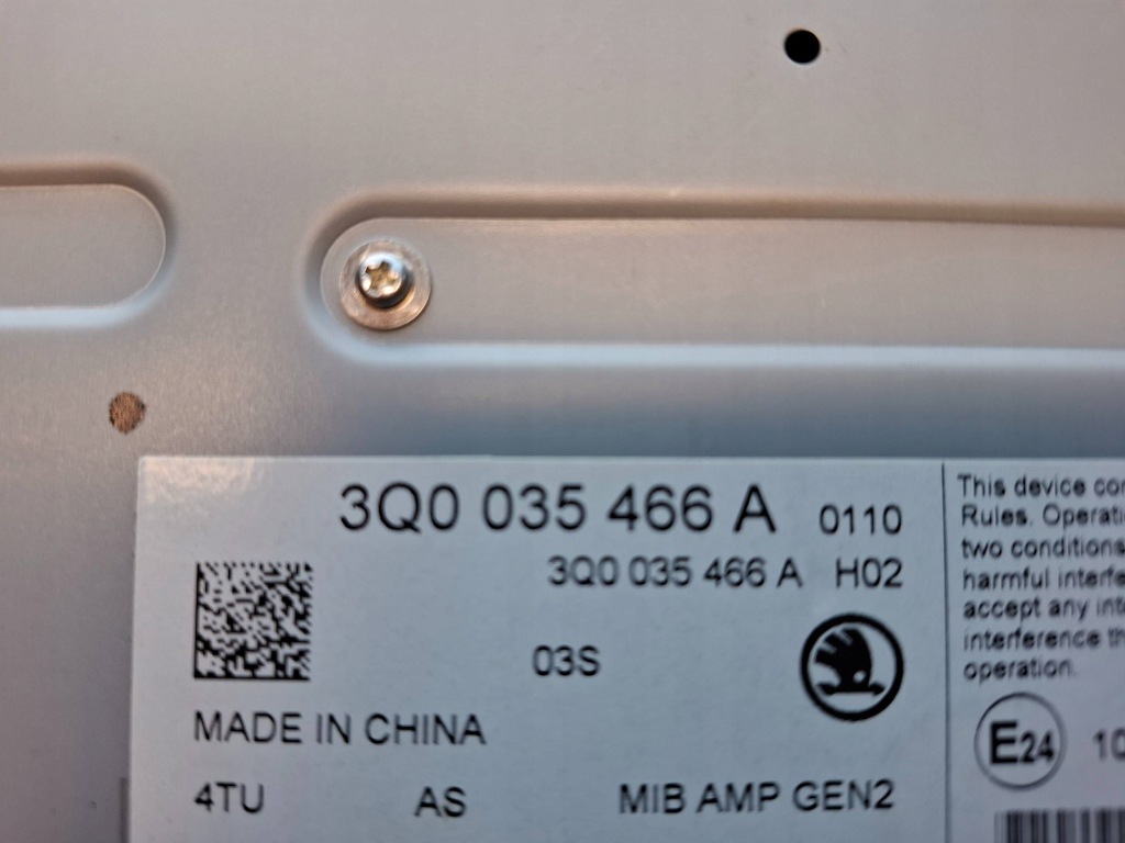 Усилитель canton skoda octavia mk3 5e 3q0035466a Недорого