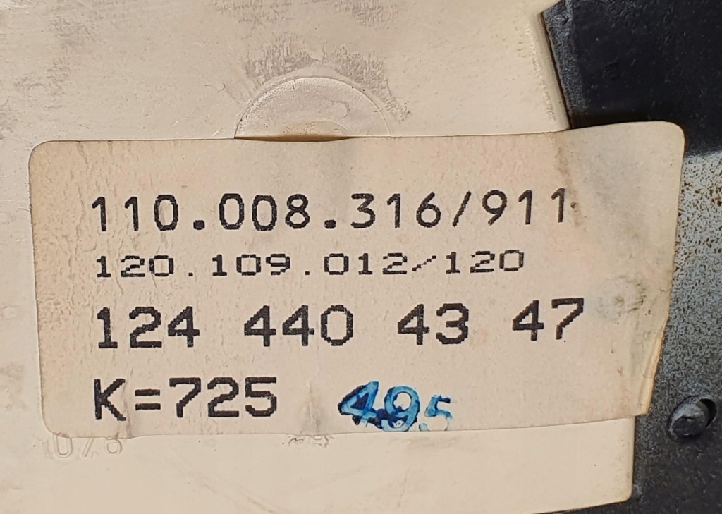 Панель приборів mercedes w124 1244404347 європа Недорого