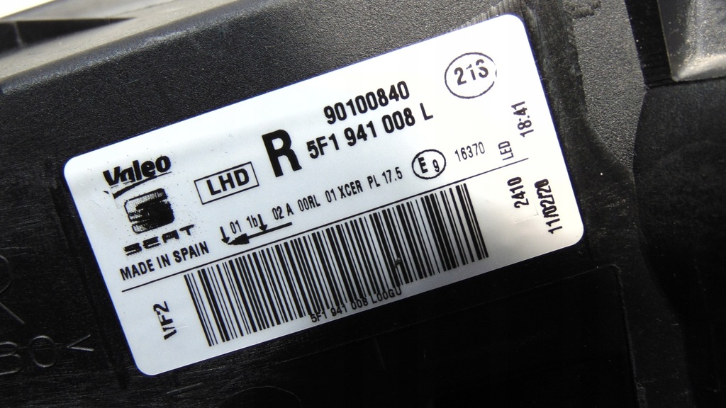 фото №13, Seat leon iii full led lift 17 лампа права фара правий