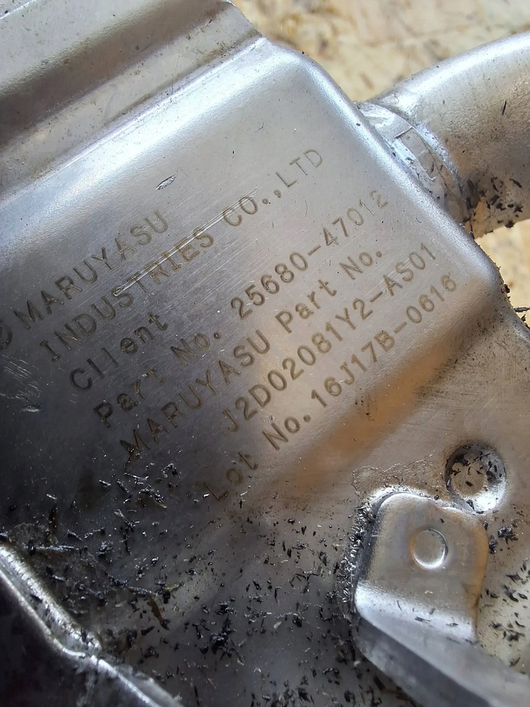 фото №5, Радиатор выхлопных газов клапан egr 25680-47012 toyota yaris iii 11- 1.5 vvti