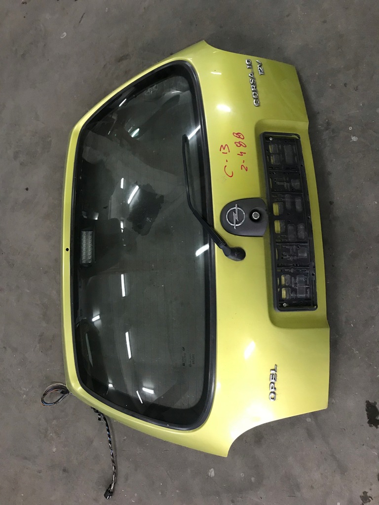 фото №1, Opel corsa b 3d z488 крышка багажника багажника