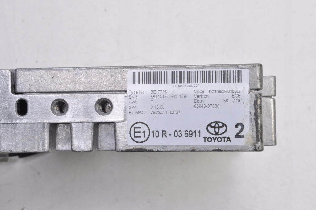 фото №6, Toyota yaris iii lift блок керування модуль навігації 6434c-be2808