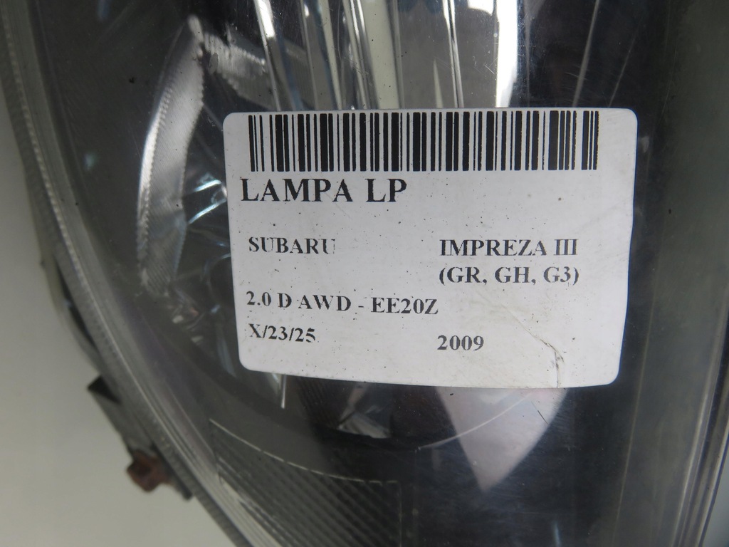 фото №9, Лампа ліва передня subaru impreza iii