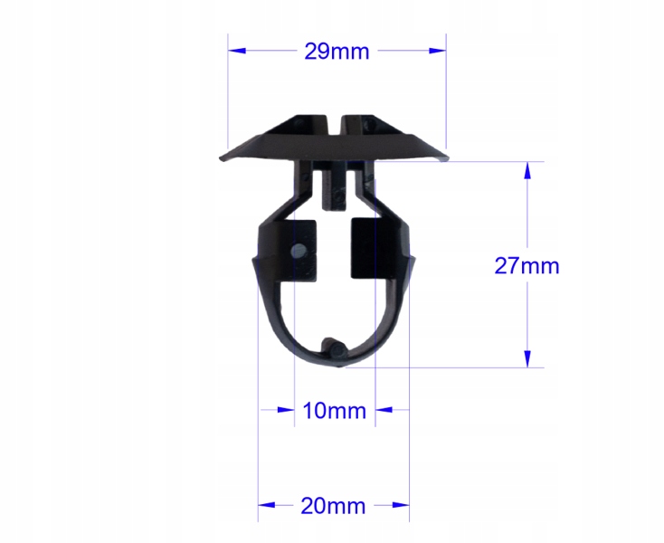 фото №4, Клипса заглушка накладка порога порог mercedes w202
