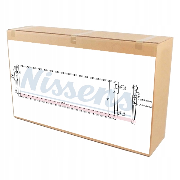 фото №1, Радіатор кондиціонера chrysler voyager grand iv