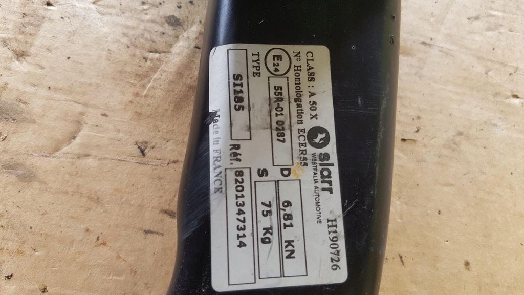 фото №4, Балка фаркоп renault clio iii 8201347314