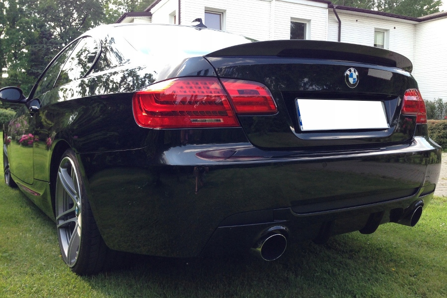 фото №14, Дифузор бампера заднього do bmw 3 e92 e93 2007-2013 спойлер abs тюнінг