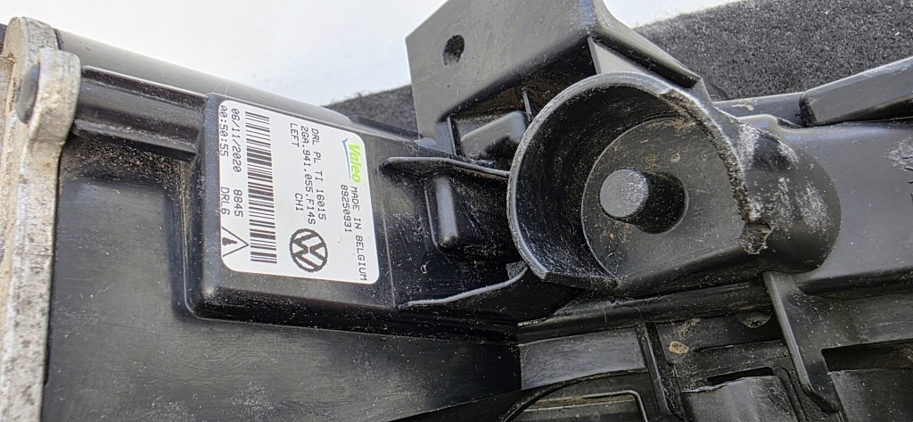 Vw t roc 2ga941055f14s противотуманная фара led drl к движение dziennej левый Оригинал