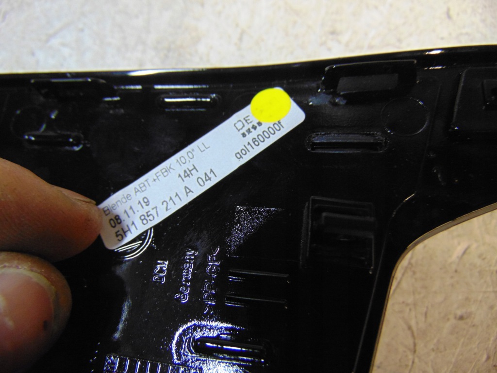 фото №8, Молдинг dekor спидометра дисплей vw golf 8 viii 5h1857211a