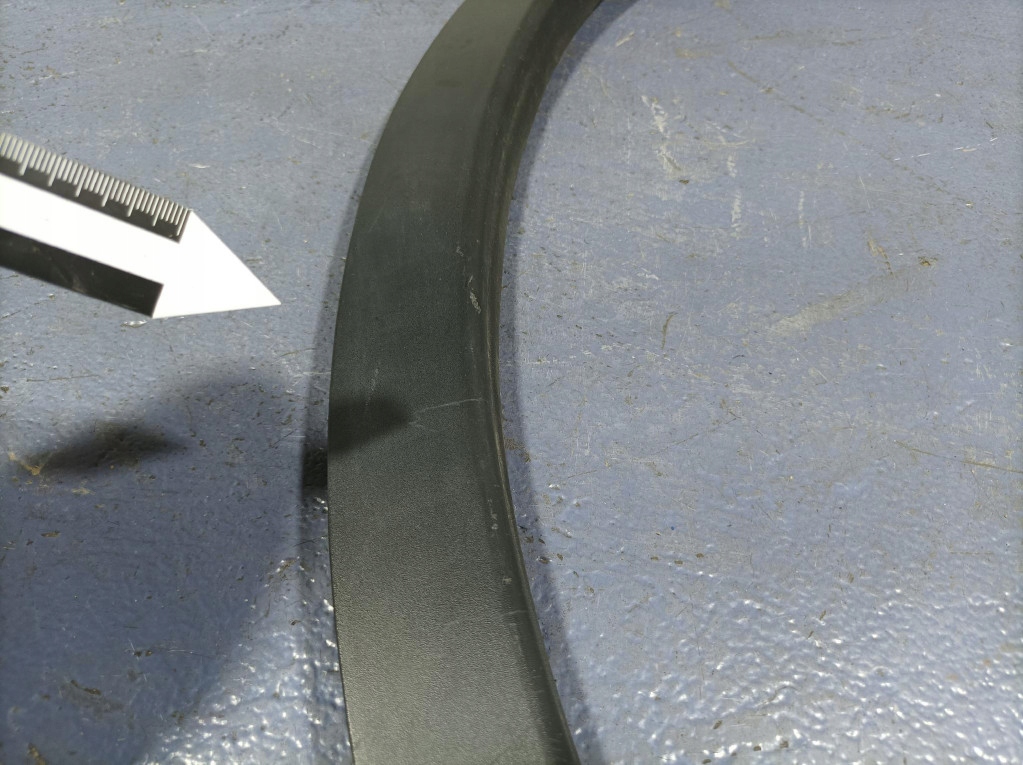 фото №6, Nissan qashqai j10 lift молдинг накладка крыла левый задняя 93829bro