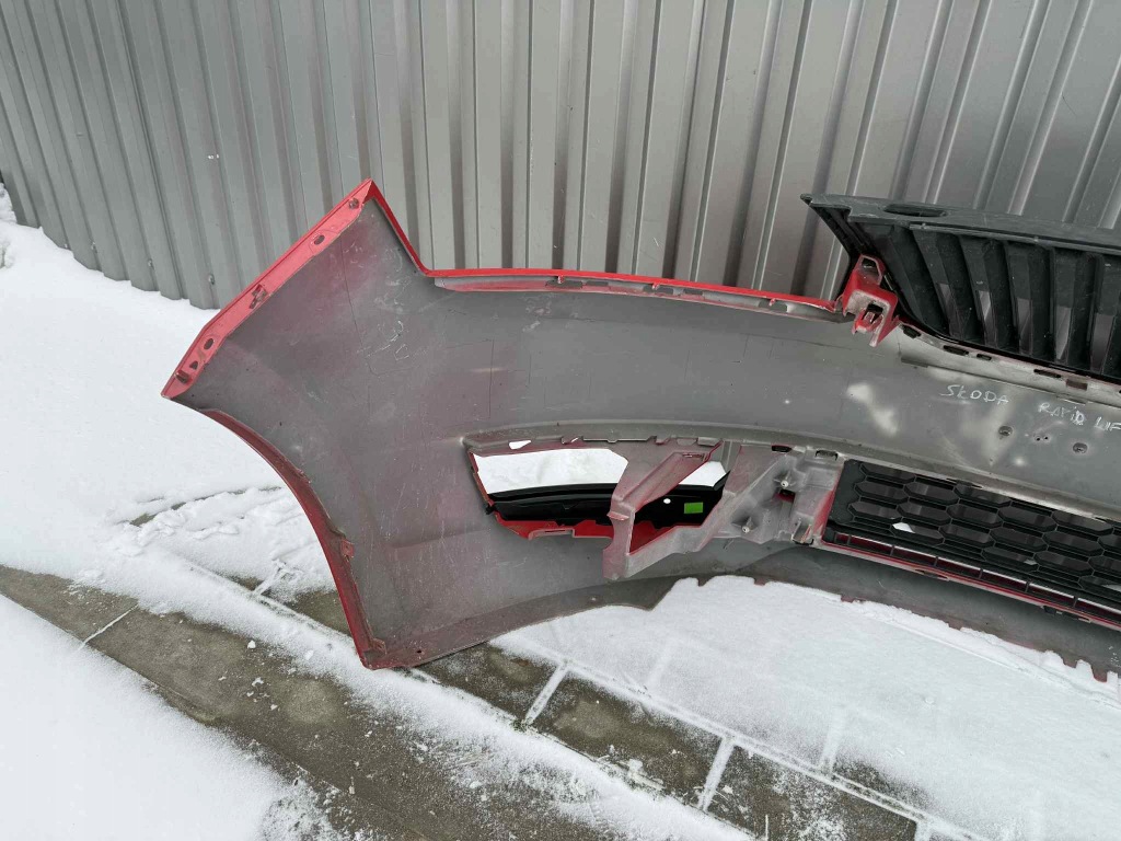 Skoda rapid рестайлинг  бампер перед передний 16-18 lf3k Цена