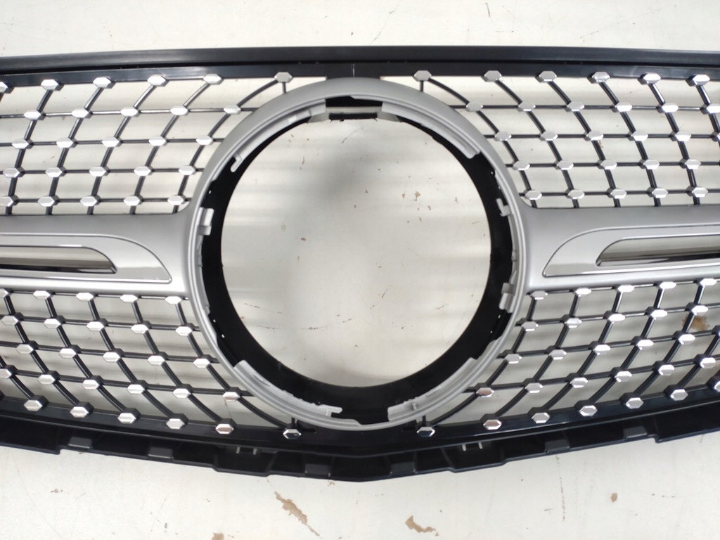 фото №6, Решётка радиатора решётка радиатора бампера mercedes glc x253 2015-19r silver bez kam