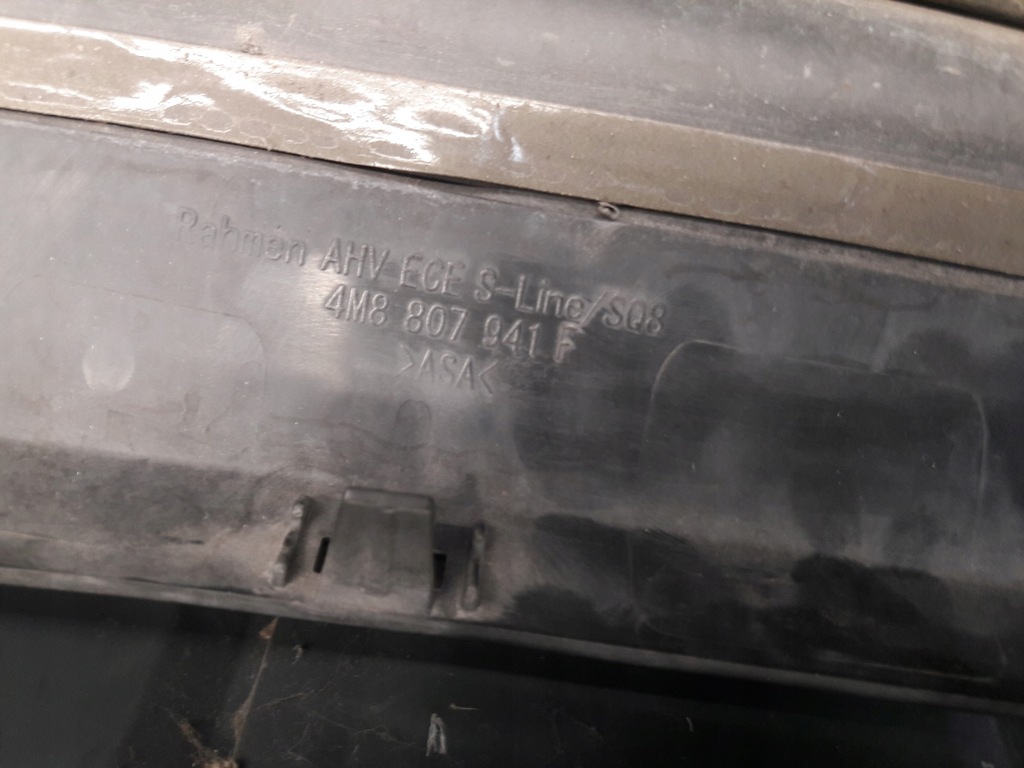 фото №12, 4m8807941f накладка спойлер бампера задняя задняя audi sq8 s-line