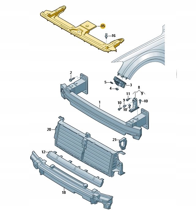 Купить Накладка накладка поперечина передний audi q7 рестайлинг