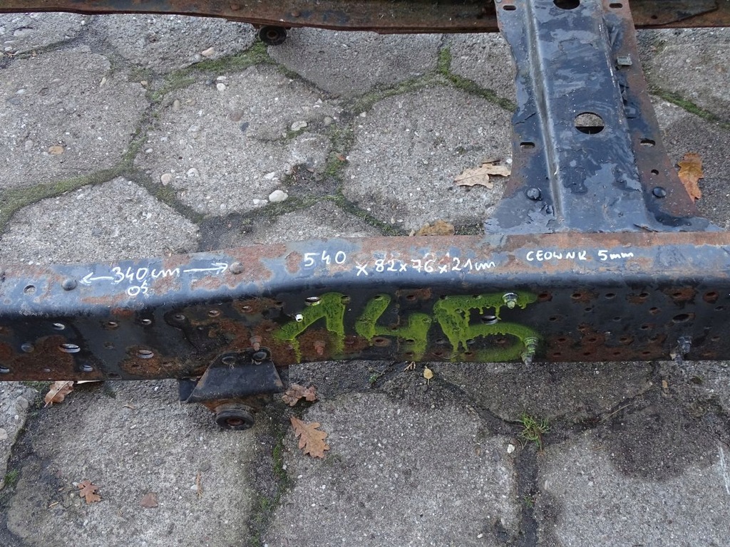 фото №8, Isuzu n75 npr nqr 07-18 рама v5c свідоцтво 17.5'' #145